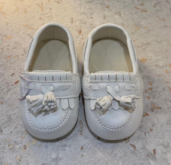 Mocassim bebe na cor branco
