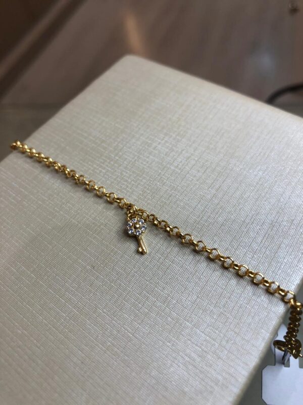 Pulseiras meninas folheadas a ouro (valor unitário)